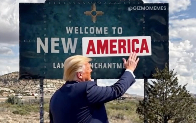 Трамп Нью-Мексико штатын «Жаңа Америка» деп қайта атауды ұсынды