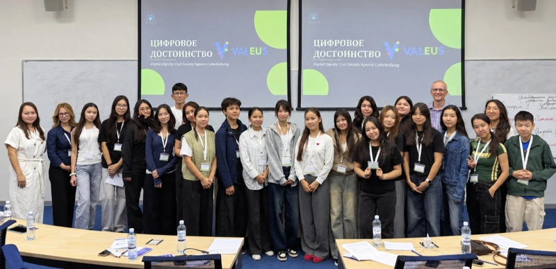 Astana, teens, cyberbullying, EU, workshop, Nazarbayev University, students