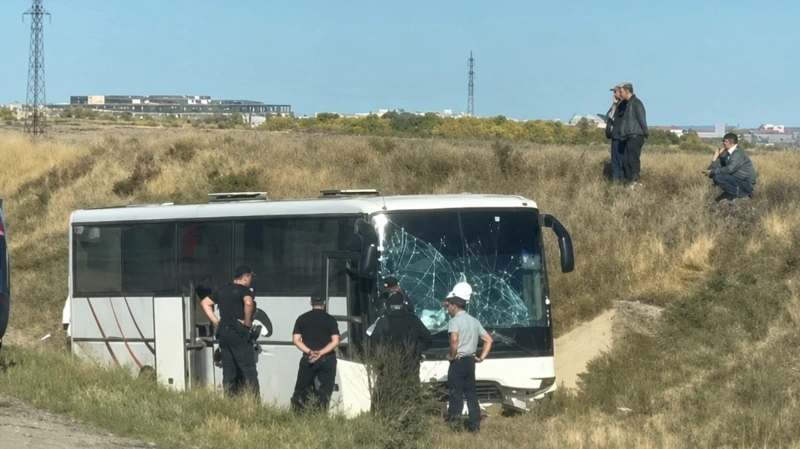 ДТП с автобусом под Карагандой
