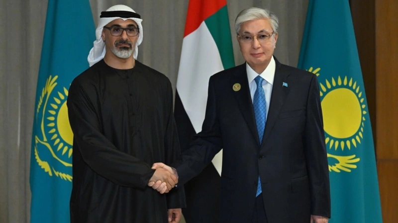 Kazakh President, Crown Prince of Abu Dhabi hold talks