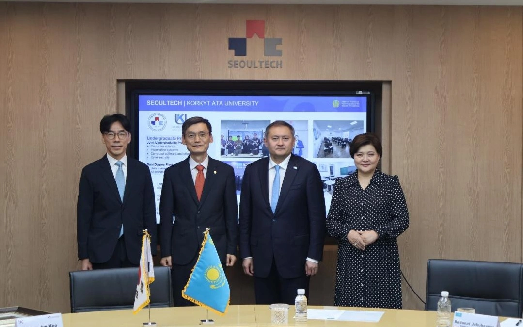Қазақстан мен Корея білімін тоғыстырған жаңа қадам: QyzPU мен SeoulTech серіктестігі