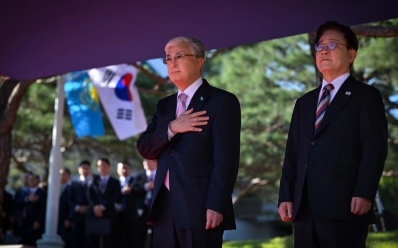 Tokayev welcomed at South Korean President’s residence Tokayev,