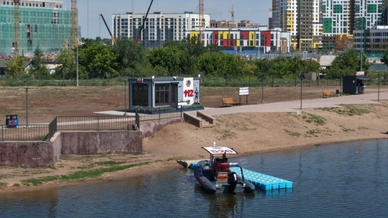 На водоемах Астаны спасено 15 человек за купальный сезон 2026 года