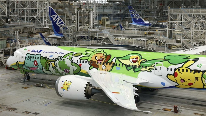New green Pokémon jet unveiled by ANA for franchise’s 30th anniversary New green Pokémon jet unveiled by ANA for franchise’s 30th anniversary