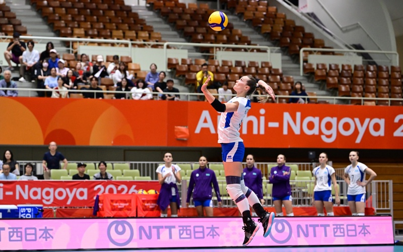 Kazakhstan women&rsquo;s volleyball team storms into Asian Games quarterfinals