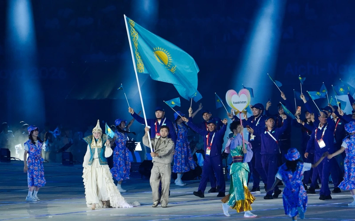 Летние Азиатские игры 2026: сборная Казахстана приняла участие в параде спортсменов