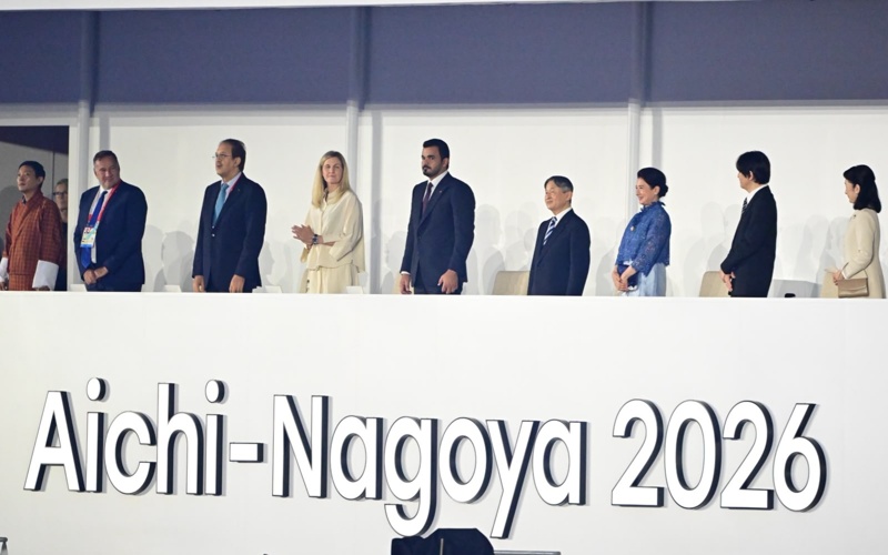 Kazakh athletes march at 2026 Asian Games opening Kazakh athletes march at 2026 Asian Games opening