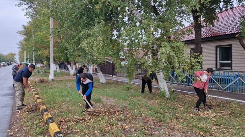 Тысячи акмолинцев вышли на уборку и высадили около 5 тысяч деревьев