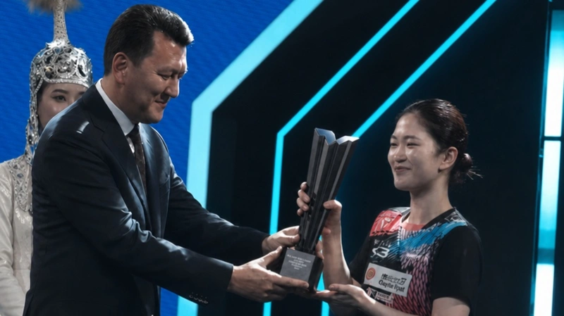 Ерлан Карин наградил победителей турнира WTT Star Contender в Астане