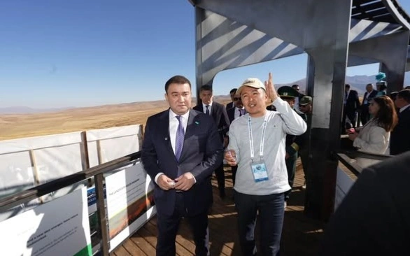 Смотровая площадка открылась в ущелье Аксу