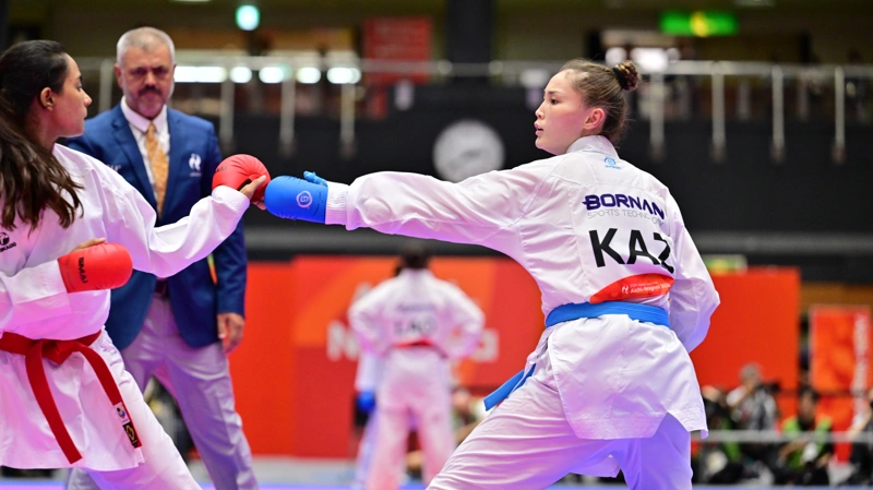 Kazakh karateka wins opening bout at Asian Games