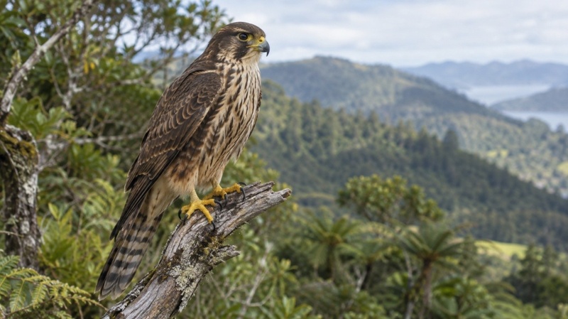 The New Zealand falcon 