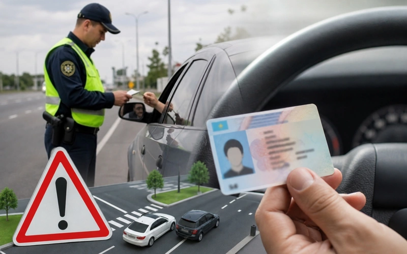 Жол ережесін өрескел бұзатындар жүргізуші куәлігінен 1 жылға айырылуы мүмкін