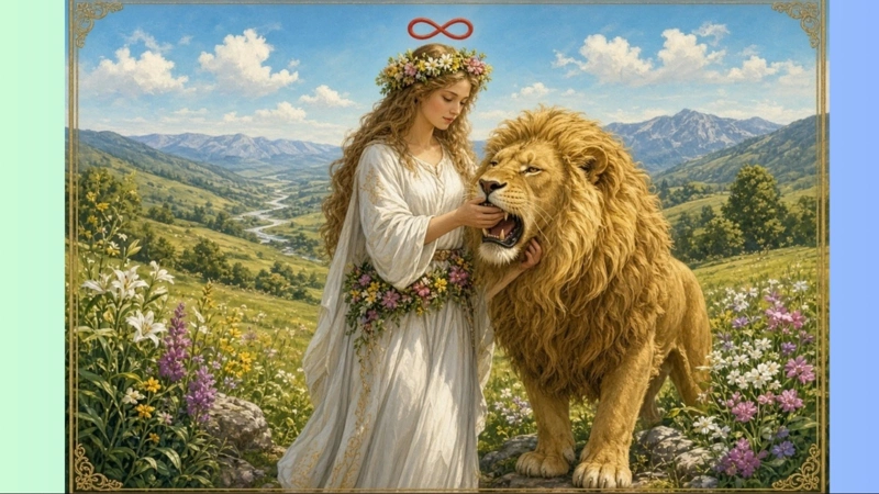 Tarot, tarot reading, Strength, equinox, autumn equinox, resilience, self-discipline