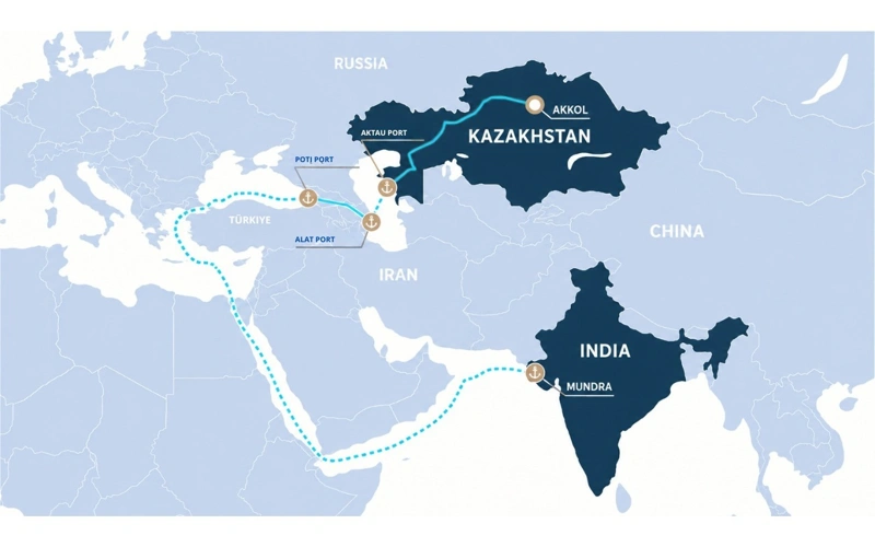 Kazakhstan ships lentils to India via Middle Corridor