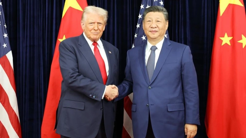Дональд Трамп и Си Цзиньпин 