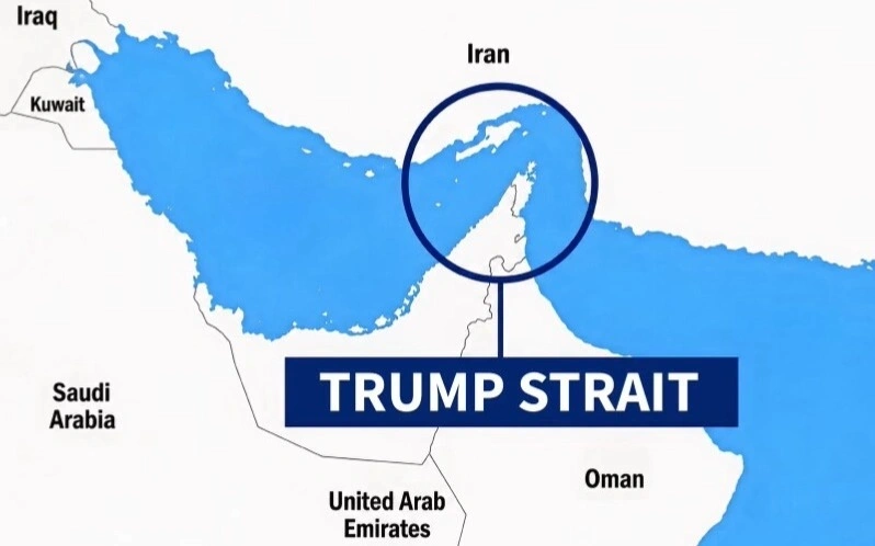 Donald Trump 'renames' Strait of Hormuz 