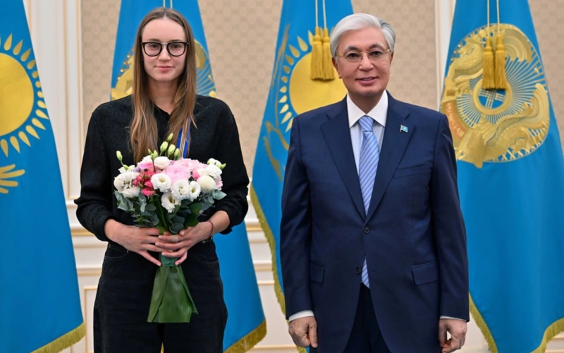 Президент Елена Рыбакинаны III дәрежелі «Барыс» орденімен марапаттады