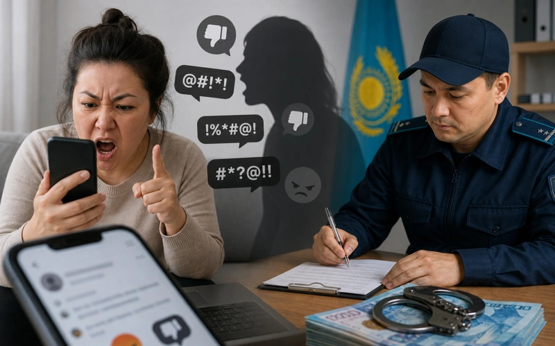 Павлодарлық әйел әлеуметтік желідегі сөзі үшін қомақты айыппұл төледі