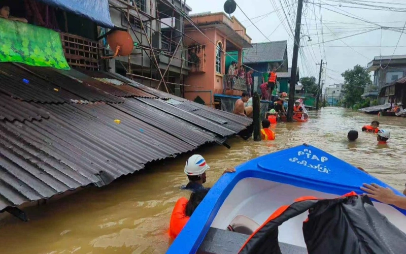 One killed, over 24,000 affected by floods in Myanmar’s Tanintharyi region