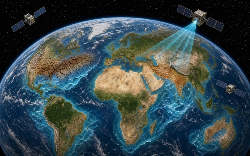 Satellites, freshwater reserves
