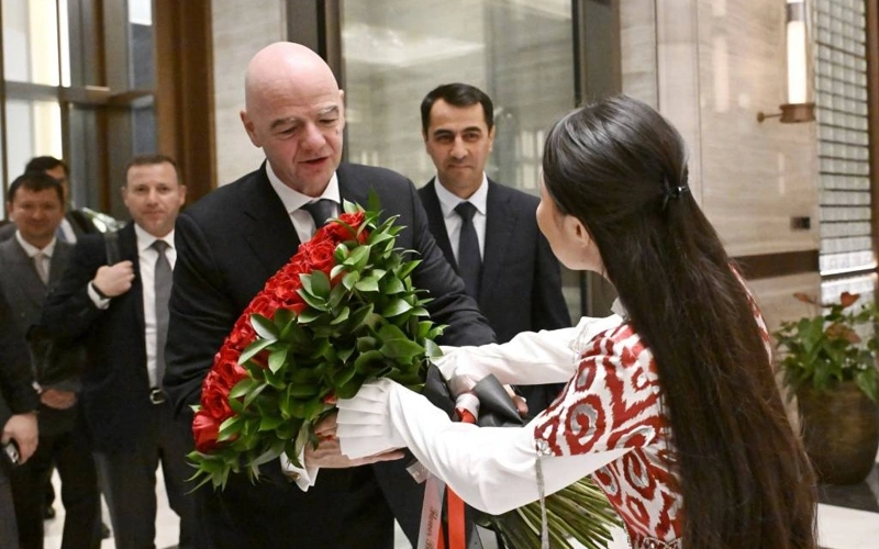 FIFA chief Infantino visits Uzbekistan, talks to focus on infrastructure, youth football 