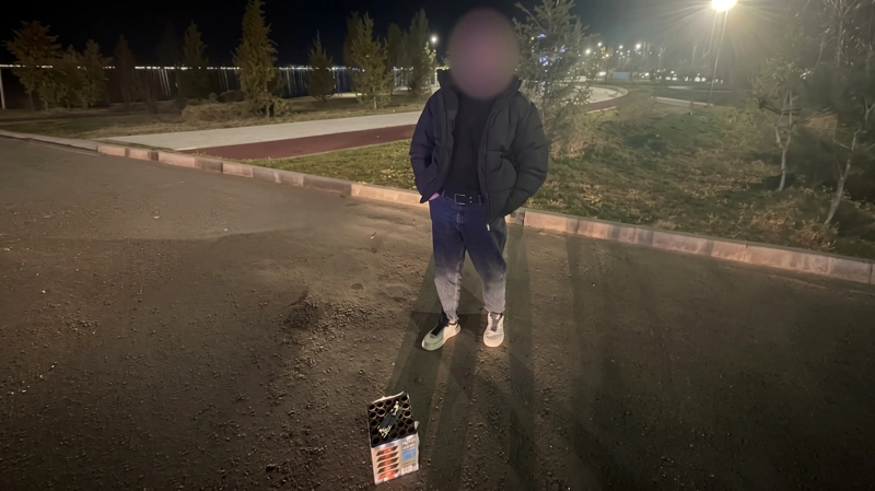 Поздравление с фейерверком после полуночи обернулось штрафом в Кокшетау