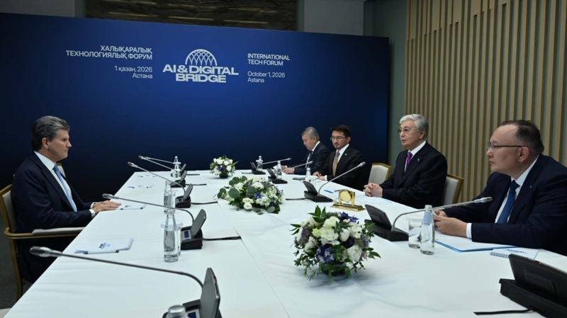 President of Kazakhstan Kassym-Jomart Tokayev met with William Ford, Chairman and CEO of General Atlantic