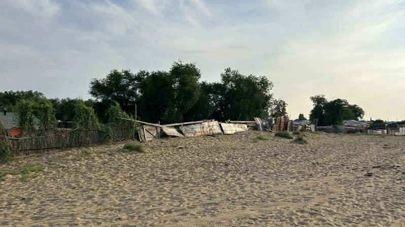 движение песков в Актюбинской области