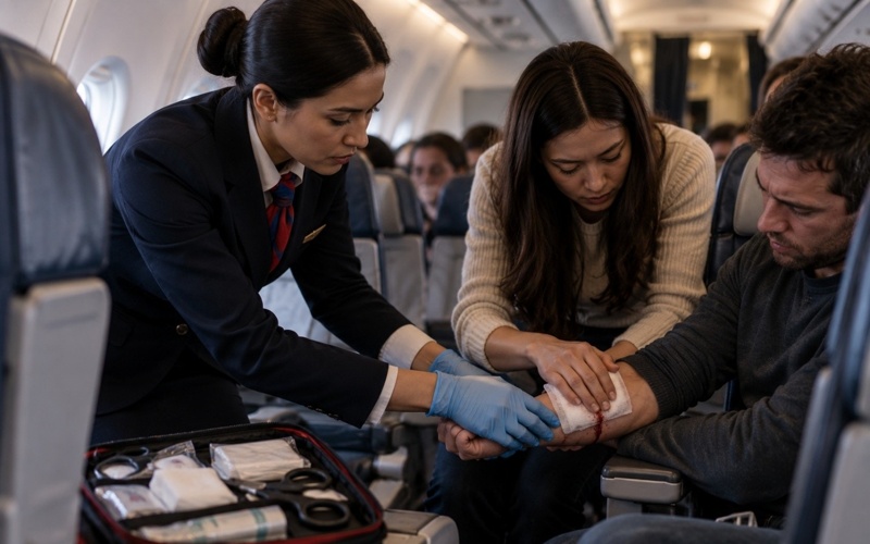 How to stay safe during an attack on a plane Flight emergency