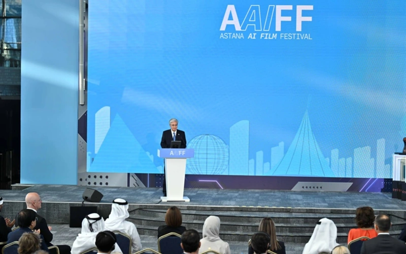 Глава государства открыл международный кинофестиваль Astana AI Film Festival