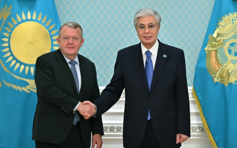 Мемлекет басшысы Данияның Сыртқы істер министрі Ларс Лёкке Расмуссенді қабылдады