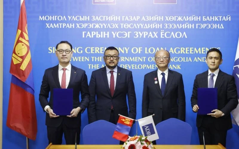 Mongolia signs ADB loans for education, health projects