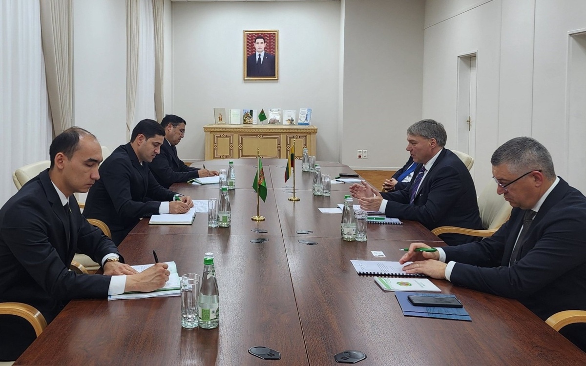 Turkmenistan, Lithuania explore trade, transport links in Central Asia-EU format
