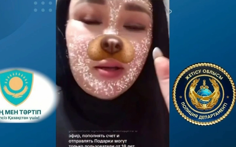 Талдықорғанда TikTok эфирінде әдепсіз сөздер айтқан тұрғын жауапқа тартылды