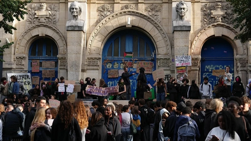 протесты Франция 