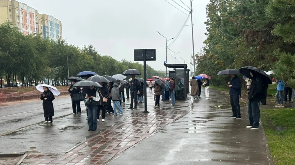 Дождь в Алматы
