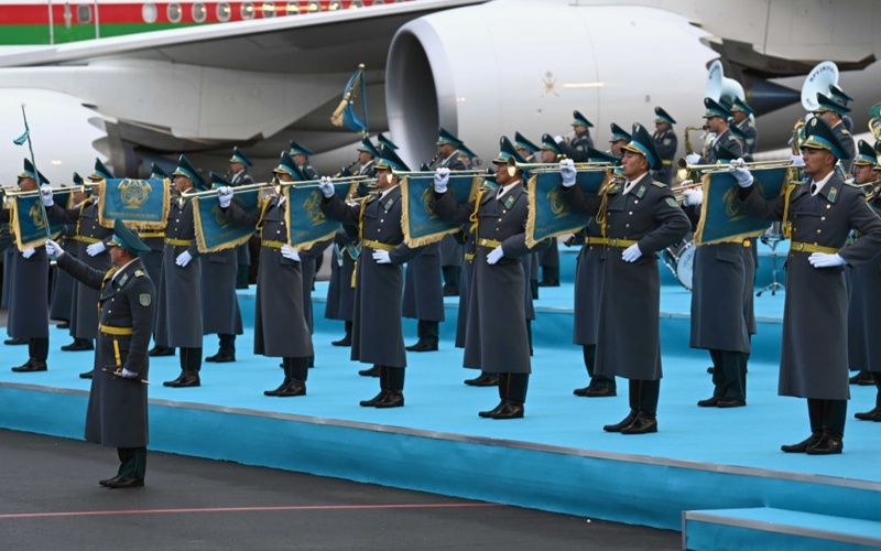 Kassym-Jomart Tokayev welcomes Sultan Haitham bin Tariq Al Said of Oman Presidential Orchestra