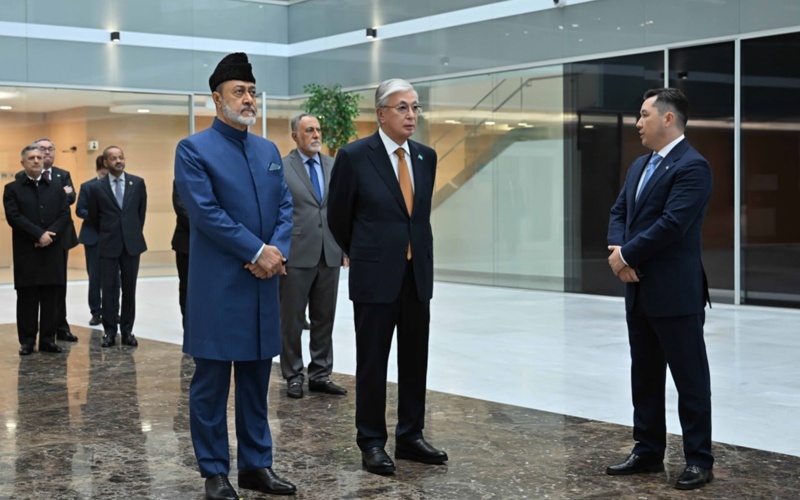 AIFC investment opportunities presented to Kazakh President and Sultan of Oman