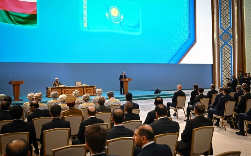 Kazakh President awards Sultan of Oman Altyn Qyran Order Kazakh President awards Sultan of Oman Altyn Qyran Order