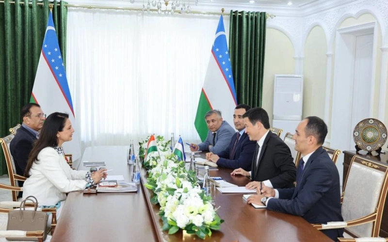 Chairman of Uzbekistan's Tourism Committee Abdulaziz Akkulov met with Indian Ambassador for Tourism and Culture Ritu Beri