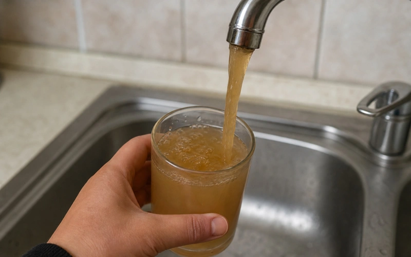 Мутная вода потекла из кранов жителей Саркана в области Жетісу