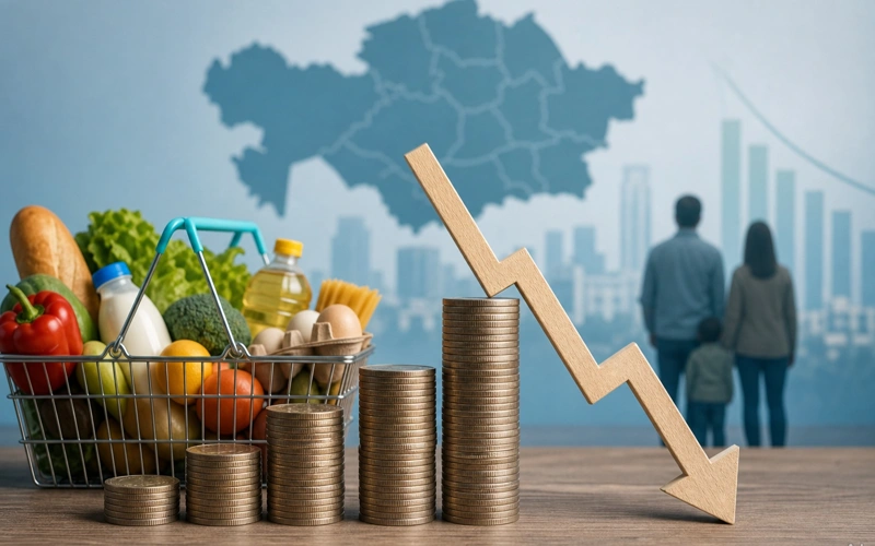 Продовольственная инфляция в Казахстане замедлилась до 8,5%
