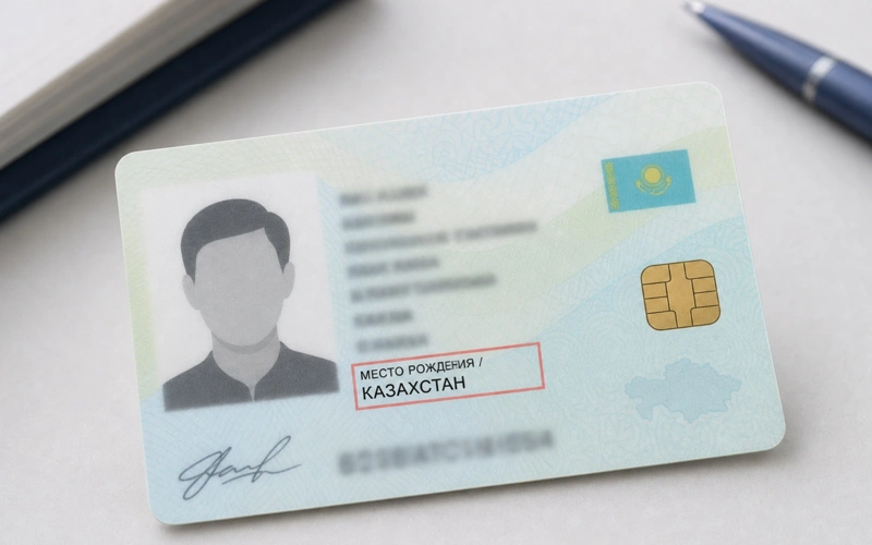 Город рождения больше не указывают в новых удостоверениях личности казахстанцев