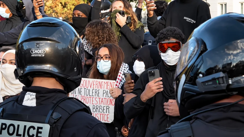 France, school, protests, Paris, teachers, education, police