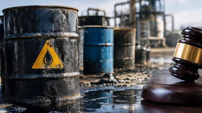Директора предприятия в Актобе осудили за незаконную переработку нефтяных отходов