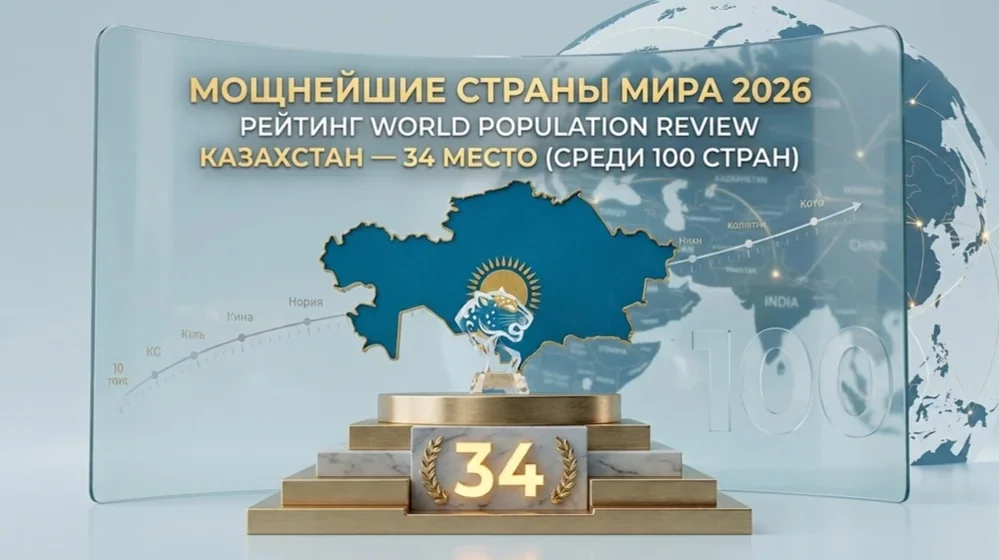 Қозоғистон дунёдаги энг нуфузли 35 та давлат қаторига кирди
