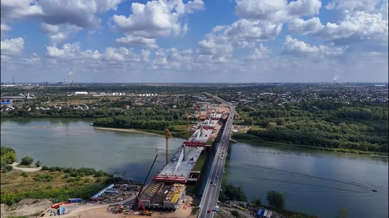 Строительство нового моста в Павлодаре с применением уникальных технологий показали изнутри