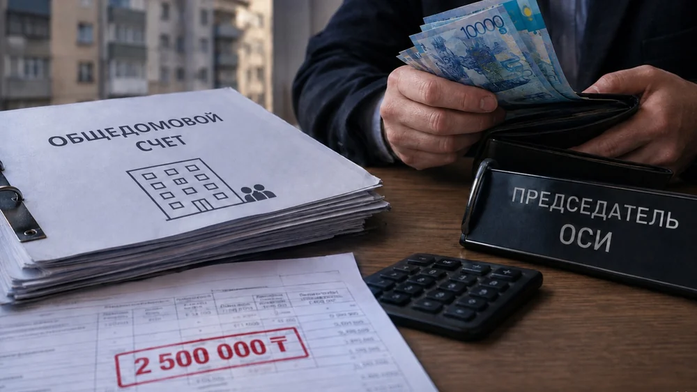 Почти 2,5 млн теңге растратил председатель ОСИ в Павлодаре