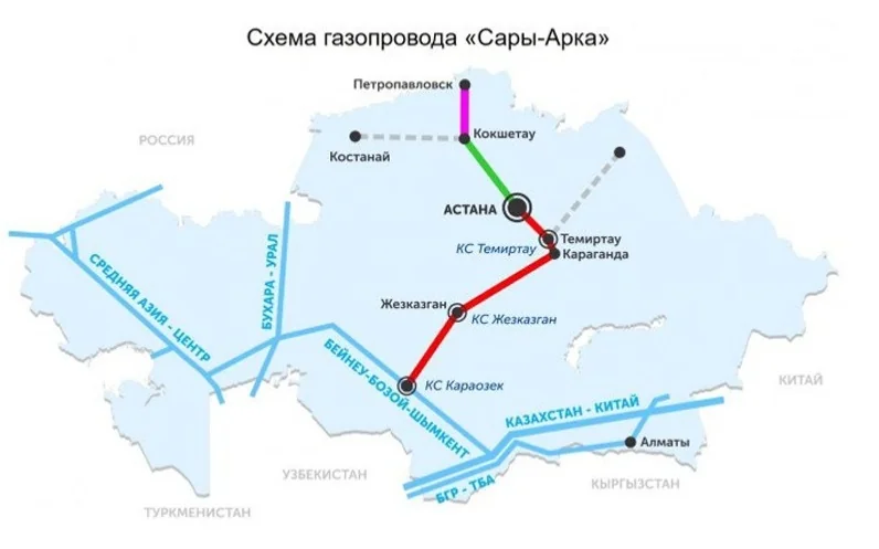 Кокшетау ждет газ из Астаны: магистраль обещают построить к концу 2029 года